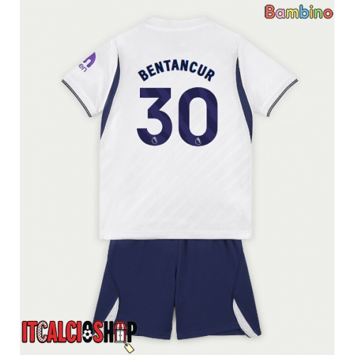 Tottenham Hotspur Rodrigo Bentancur #30 Prima Maglia Bambino 2026-27 Manica Corta (+ Pantaloni corti)
